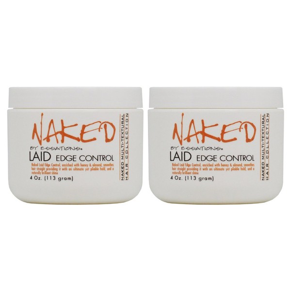 Naked By Essations Laid Edge Control 4oz - Pack of 2