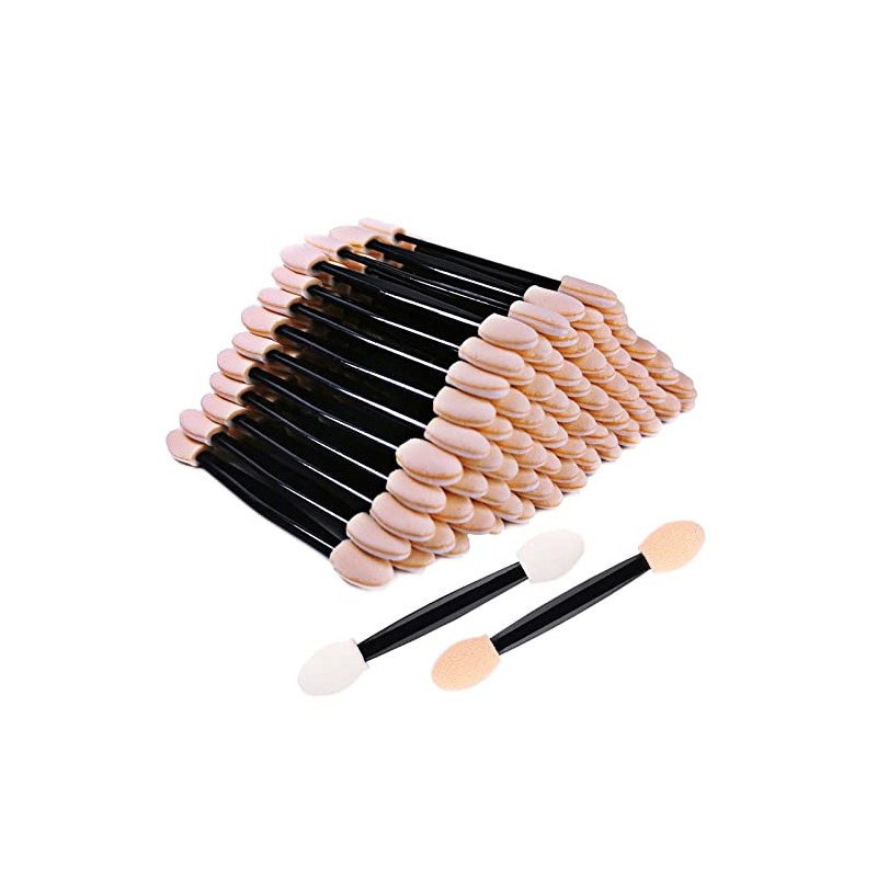 200 brochas desechables para sombra de ojos de 3 pulgadas,