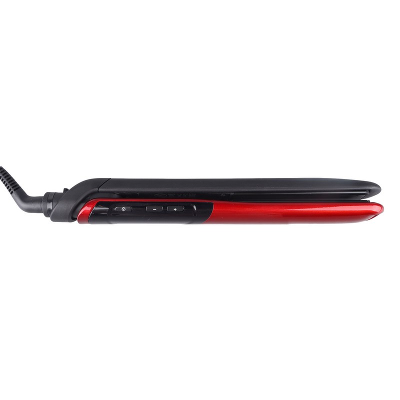 Hair Straightener Ceramic Digital Temperature Display Hair Curling Straightener Iron