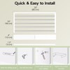 Vikaqi Wall Mounted Clothes Drying Rack 32", Foldable Wall Mount