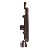 C.R. LAURENCE DL2210DU14 CRL Dark Bronze 1/4" Offset Flush Bolt