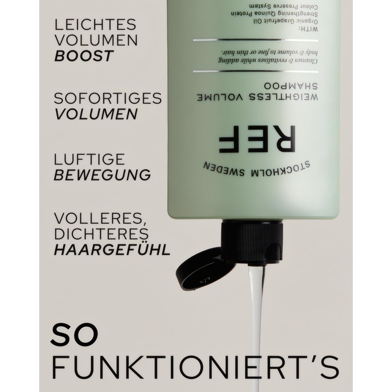 REF Weightless Volume Shampoo 285 ml