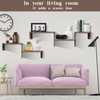 cbesvfo Wood Floating Shelves for Wall Shelf for Bedroom, Hanging