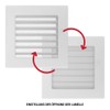 Kratki Ventilation Grille Fireplace Grille 17 cm x 30 cm