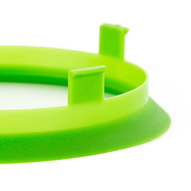 LST 4 x Centring Rings Distance Rings Light Green for