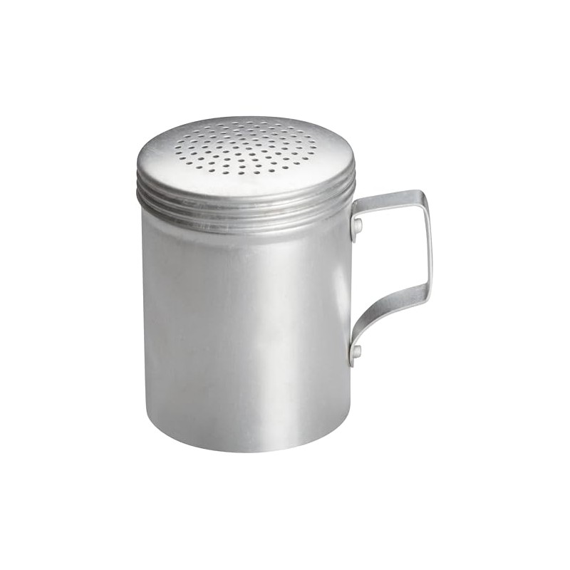 Winco ADRG-10 Dredge with Handle, 10-Ounce, Aluminum,Medium