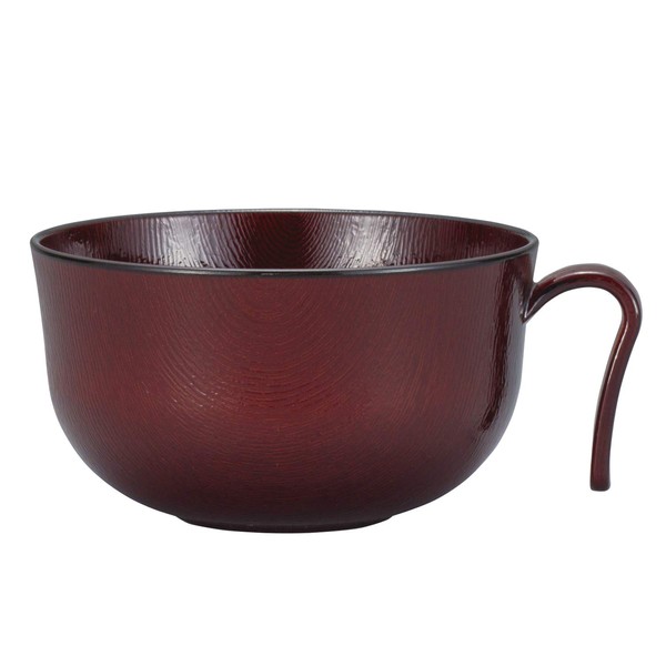 Miyamoto Sangyo 4512951125702 Clean Coat Soup Bowl with Handle Wood