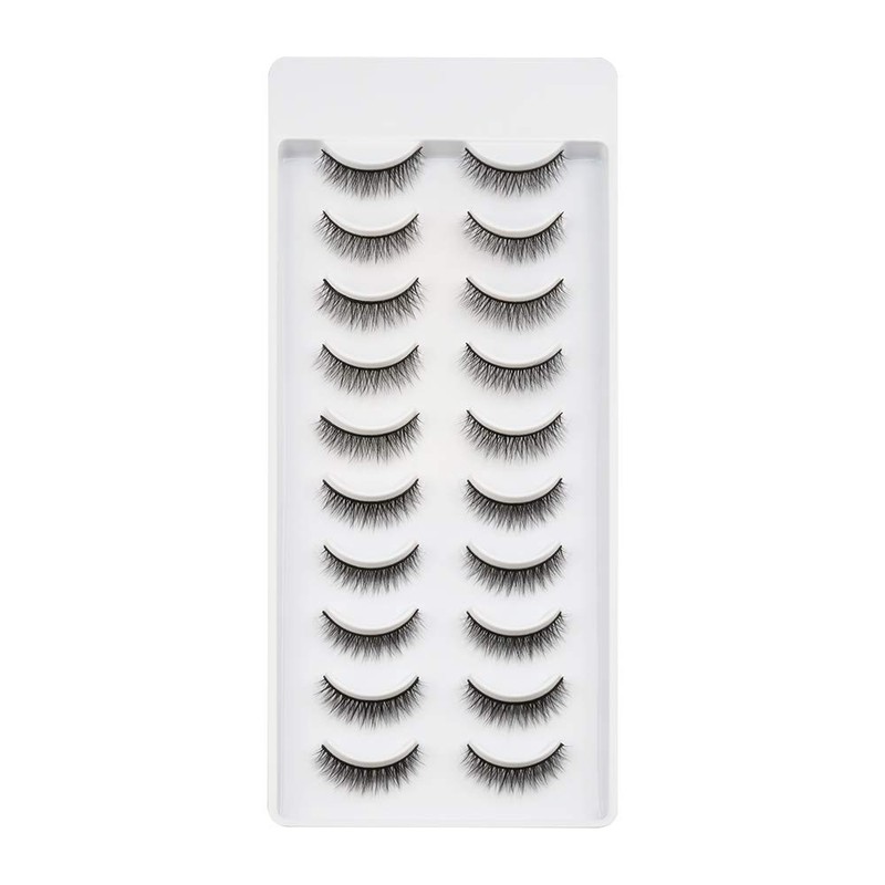 EMEDA 10 Styles False Eyelashes, Natural False Eyelashes, Set of