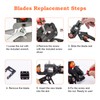 Fimghsoo Grafting Tool Kit Garden Ratchet Scissors Set Grafting Cutting