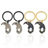 YSDYY 4 Pieces Otter Keychains, Puzzle Keychains, Cute Animal Keychains,