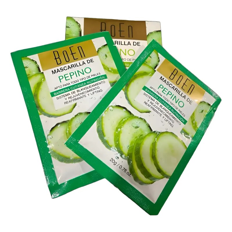 Mascarilla Facial Reafirmante Y Lifting - Pepino