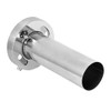 Aramox Car Exhaust Silencer, Adjustable Removable Stainless Steel Round Head