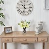 Nearly Natural 4534-WH Magnolia Arrangement with Vase,White