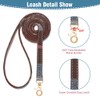 EXPAWLORER Dog Collar and Lead Set - Classic Checked Bow