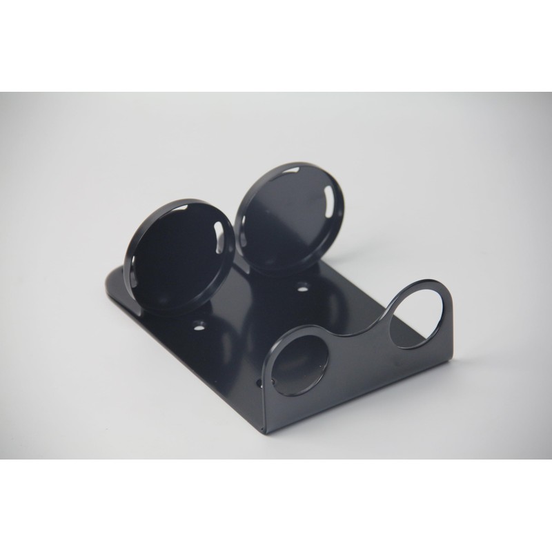 Wall Mount 300ml Double Dispenser Black Holder Ideal for Sea