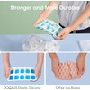DOQAUS Ice Cube Tray with Lid and Bin, 4 Pack