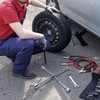 TONDA 4 Way Lug Wrench, Foldable Cross Tire Iron Lug