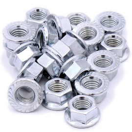 M3 (3mm) Serrated Flange Hex Nut - Stainless Steel (A2) (Pack of 20)
