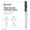Humbee 10-Inch Slicer knife With Granton edge, Black, DT-40 Series