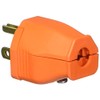 Leviton 3W101-OR 003-3W101-0OR 2 Pole 3 Wire Orange Grounding Plug,