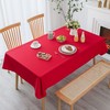 Demetex Large Red Tablecloth 152x305 cm Christmas Water Resistant Table