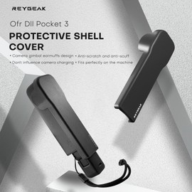 REYGEAK for DJI Osmo Pocket 3 Gimbal Lens Protective Cover,Portable Pocket 3 Protective Cage,Pocket 3 Accessories Hard Case Resistant Protective Cover