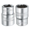 sourcing map 2pcs 1/2" Drive by 18mm 12-Point Shallow Socket