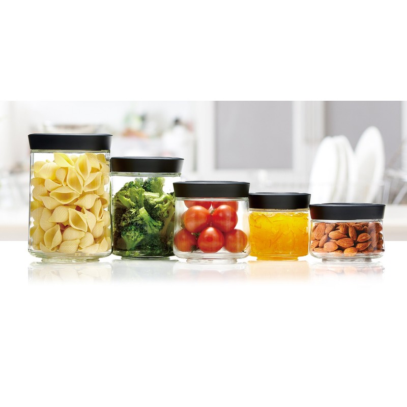 Asbel MG-1100 Sealed Glass Pot "Forma" White