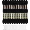 DERAYEE Black 8 metres embroidery thread, cross stitch threads for