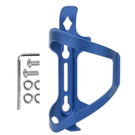 Bicycle Water Bottle Cage, Bike Water Bottle Holder Lightweight Universal Aluminium Alloy Water Cup Bracket (Blue) Racking Storage Racking