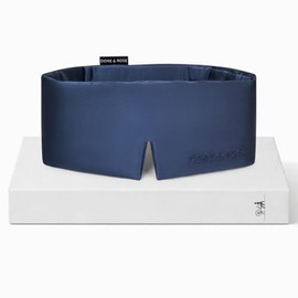 Dore & Rose Máscara para dormir Deep Sleep Mask, bloqueo de luz, 23 momme, seda de morera, ultrasuave, ajustable - Máscara de viaje para dormir para hombres y mujeres