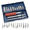 Kit Exacto NOTOU 26 Piezas Cuchillas Intercambiables con Estuche Aluminio