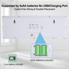 Xflyee 14.5'' Large Digital Wall Clock Battery Operated with Jumbo