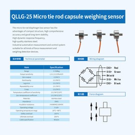 Micro Load Cell,Tension and Compression Force Sensor for Scale,Weight Pressure Sensor 37mm Φ 25.4mm (0-100KG)