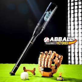 lovlaugh 968Piece Baseball Building Set with Bat, Glove, Ball & Trophy - Interactive STEM Toy for Kids Ages 8+, Buildable Display & Play, Compatible with Major Brick Brands