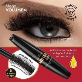 Mascara Para Pestañas Mega Lash Amourett Arabela Color Negro                                                                                          