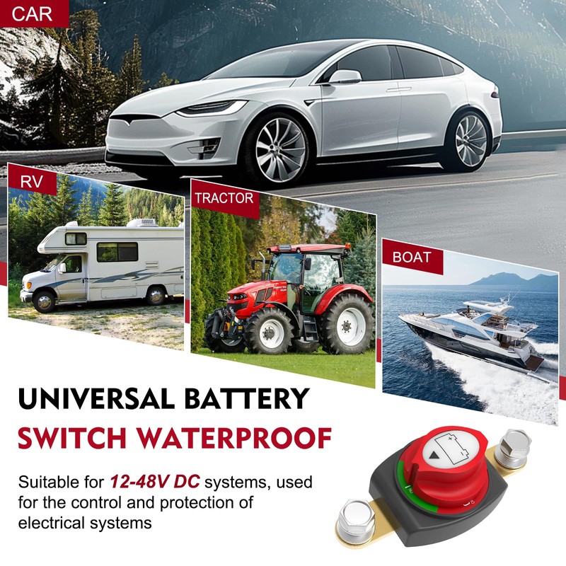 Car Battery Disconnect Switch 12v Heavy Duty,Battery Cut Off Switch