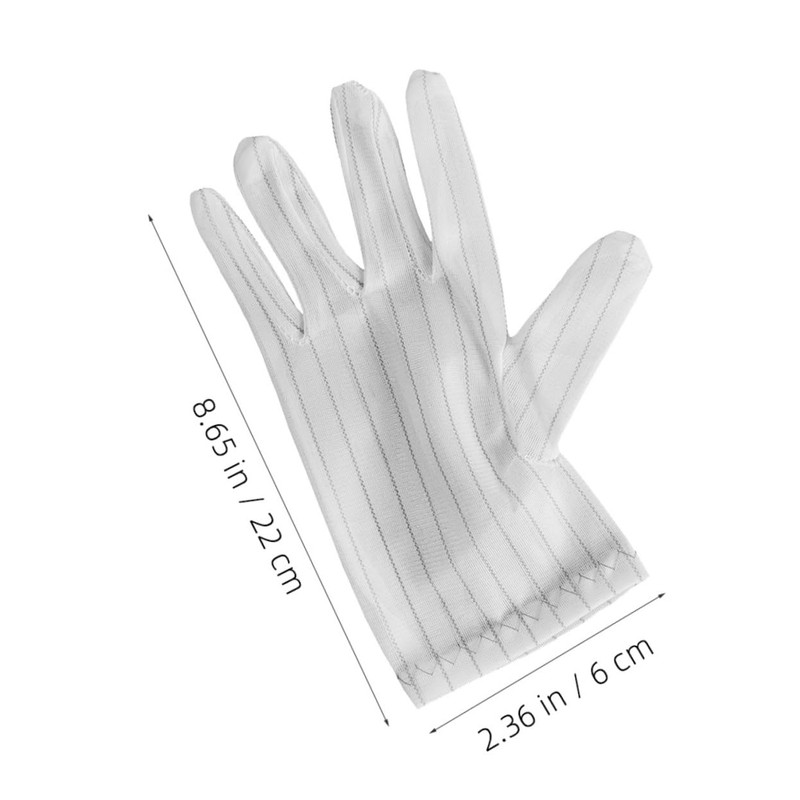 Operitacx 10 Pairs Static Gloves for Electronics Assembly and PC