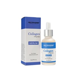 Neutriherbs Collagen Peptide Serum, Firming, Firming Facial Skin, Anti Ageing Serum Reduce Fine Lines, Wrinkles, Improve Skin Elasticity, Soothe Skin