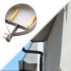 Milageto 8" Chimney Pipe Bracket Chimney Pipe Holder Metal Adjustable