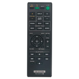 RM-ANP114 Replacement Remote Control Applicable for Sony Sound Bar HT-CT770 HT-CT370 HTCT770 HTCT370 Soundbar