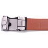 KissTies Solid Leather Belt Ratchet Dress Belts Tan Strap With