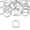 20 Pieces Metal Folding Binder Rings Key Ring Loose Leaf