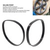2Pcs Band Saw Tire Rubber Black Tire Replacement Part Width