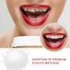 QincLing 2 Pairs of False Teeth Veneers, Temporary Teeth, Artificial