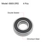 sourcing map Deep Groove Ball Bearings 10mm x 22mm x
