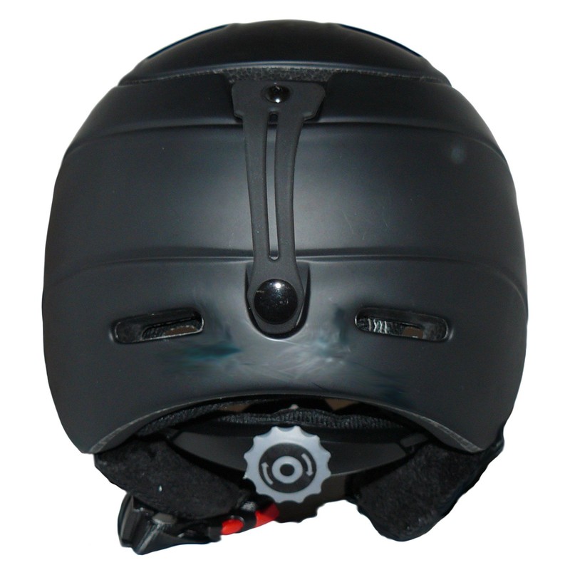 Protectwear Ski helmet MS95 black matt with two visors folding