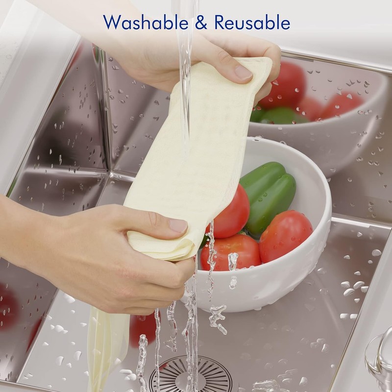 4Pcs Reusable Cheesecloth, Grade 90 20x20Inch Cheese Cloth for Straining