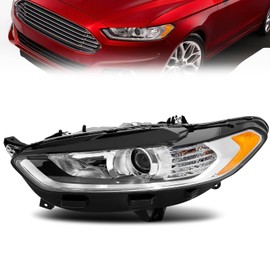 Bincmay Headlight Assembly Fit For 2013-2016 Ford Fusion 2013 2014 2015 2016 13 14 15 16 Ford Fusion 4 - Door Sedan Factory Style Left Side