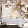 3pcs 137 x 274cm Rose Gold Dot Disposable PVC Table